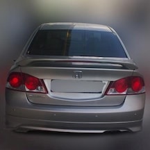 Honda Civic Uyumlu 2006-2011 Astarlı Işıklı Spoiler