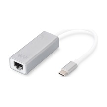 Digitus Usb Tip C Usb 3.0 Gigabit Ethernet Adaptörü, 1 X 10/100/1000 Port, 1 X Usb Tip C Erkek Port Bilgisayar Bağlantısı İçin , Çip Takımı: Ax8817