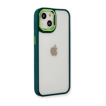 Apple iPhone Uyumlu  14 Plus Uyumlu Kılıf Dora Kapak - Haki Yeşil