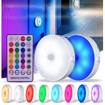 2 Adet Uzaktan Kumandalı Şarjlırgb Led - 16 Renk Ve Zamanlayıcı Özellikli Kablosuz Monitör Arkası Ambiyans Aydınlatma