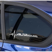 Suzuki Alto Yan Cam Sticker Oto Kapı Çıkartma 20Cmx7Cm