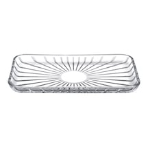 Paşabahçe Elegant Dikdörtgen Servis Tabağı 16.3 X 27 Cm 5 Adet Çok Renkli