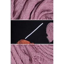 Hürrem Bone Beyaz Çift Katlı Tekli Eşarp Süngeri Polyester 1010T_42 Beyaz