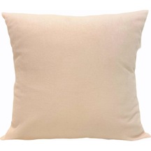 Kadife Kırlent Kılıfı Bej 43 X 43