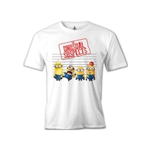 Minions - The Unusual Suspects Beyaz Erkek Tshirt