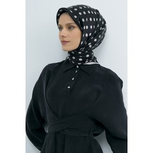 Armine Saf İpek Sura Eşarp-2026 İlkbahar-yaz- 95440d Siyah-taş