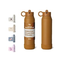 3 Katmanlı Paslanmaz Çelik Termos Seti 350 Ml - Caramel 1286722 Açık Beyaz