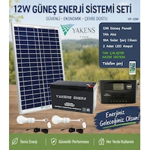 12w Hazır Solar Paketi Güneş Paneli Enerji Sistem 7ah Akü + 10a Şarj Kontrol Cihazı + 2 Led Ampul Hazır Solar Paket 12w Hazır Solar Paketi Güneş Paneli Enerji Sistem 7ah Akü + 10a Şarj Kontrol Cihazı + 2 Led Ampul Hazır Solar Paket