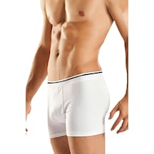 Berrak Erkek 3'lü Set Likralı Boxer- Beyaz - 81332715 Beyaz