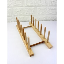 Ahşap Tabaklık 6 Bölmeli 28cm*11,5cm