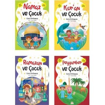 Esra Korkmaz Seti 4 Kitap (Peygamber ve Çocuk + Namaz ve Çocuk + Kuran ve Çocuk + Ramazan ve Çocuk)