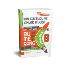 Günay 6. Sınıf Bumerang Din Kültürü Ve Ahlak Bilgisi Etkinlikli Akıllı Defter Kitap