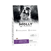 Molly Medium Large Adult Kuzu Etli Yaban Mersinli Yetişkin Köpek Maması 2 KG