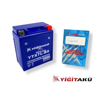 12 V 7 Ah Amper 2023 Ytx7l Bs Akü Activa Cbf Boxer150 Yiğit Akü