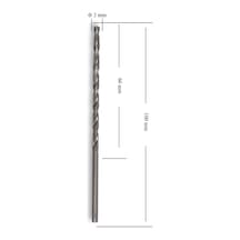 Mte 3 Mm Uzun Metal Matkap Ucu Hss Dın 340