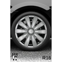 Renault Espace 16 İnç Jant Kapağı 4 Adet Gri G117