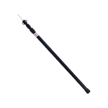 Hafif Alüminyum Kamp Çadırı Direği, Ayarlanabilir Portatif Gölgelik Destek Çubuğu, Karavan Ve Plaj Kullanımı İçin Siyah Siyah