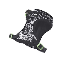 M-pets Urban Style Black/white Easy Fit Köpek Göğüs Tasması Xs Çok Renkli