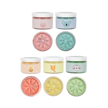 Doğal Oyun Hamuru 5'li Pastel Renk Glitter Seti 5 150gr