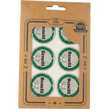 Benelli Koruma Takozu Damla Etiket Sticker 39 Mm 6Li