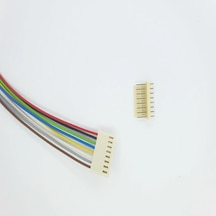 2,54mm 8 Pin 2510 Kablolu Dişi Konnektör + 180D Erkek PCB Tipi 10cm - 0,50mm