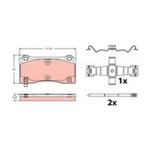 Fren Balatası Arka F22-f80-f32-f33 M2-m3-m4 14-