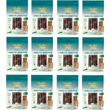 Nutri Canin Kuzu Eti Sargılı Kolajen Çubuk Tahılsız Köpek Et Ödülü 80 G X 12 Adet