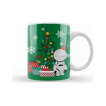 Marvin The Paranoid Android Around The Christmas Tree Kupa Bardak Porselen Karışık