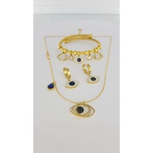 Göz Çelik Takı Seti Sns50026878 Gümüş - Rose Gold
