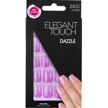Elegant Touch Takma Tırnak Jelly Nails Dazzle Lila