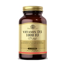 Solgar Vitamin D3 1000 Iu 25 Μg 100 Yumuşak Jelatin Kapsül