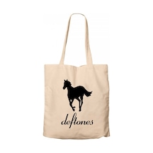 Deftones Pony Krem Kanvas Bez Çanta Krem