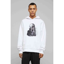Anime Tokyo Ghoul Anteiku Baskılı Beyaz Erkek Örme Kapşonlu Sweat (534795453)