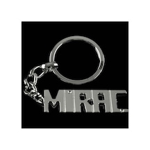 Miraç - 55 - - Kmrsfres - İsimli Anahtarlık- Çok Renkli