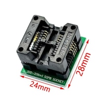 200 Mil Smd Soic8 Sop8 So8 To Dip8 Yaylı Soket Adaptör Eeprom Flash Programlayıcı 200mil