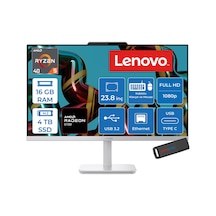 Lenovo A105 24 AIO F0JS000JTRF05 Ryzen 5 40 16 GB 4 TB SSD 23.8" Free Dos AIO Masaüstü Bilgisayar
