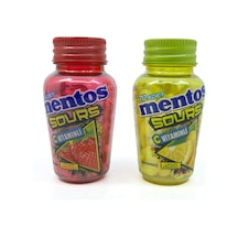 Mentos Sours Şekersiz Tatlandırıcılı C Vitaminli Limon Aromalı Tablet Şekerleme 49gr X 2 Adet