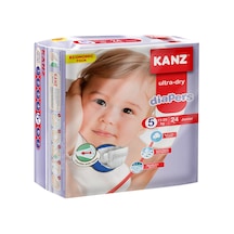 Kanz Ultra-Dry Diapers Bebek Bezi 5 Numara Junior Ekonomik Paket 24 Adet