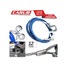 Carub Çekme Halatı 12 Ton Çelik İzoleli 4,5 Mt