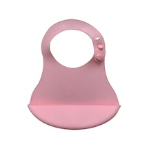 Dofi Baby Silikon Mama Önlüğü-Pembe