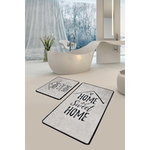 Casa Djt 2 Li Set Banyo Paspas Seti Gri Casa Djt 2 Li Set Banyo Paspas Seti Gri