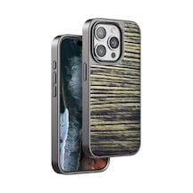 Venco İphone 15 Pro Max Wave Kapak - Koyu Kahve