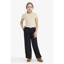 Defacto Kız Çocuk Wide Leg Kısa Paça Poplin Pantolon G4687a825aubn339 Kahve-bn339