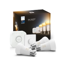 Philips HueWA 8-75W Beyaz Ambiyans Akıllı Başlangıç Seti 3'lü Akıllı Buttonlu E27
