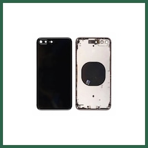 Bezos İphone 8 Plus Uyumlu Boş Kasa Kapak Siyah Bzs01
