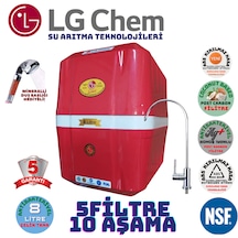 Lg Chem Cool Kırmızı Beyaz 8 Lt 5 Filre 10 Aşama Su Arıtma Cihazı