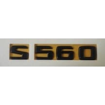 Mercedes Uyumlu Yazı S 560 Siyah