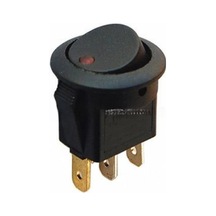 Led Işıklı 12v Anahtar Yuvarlak On/off Buton