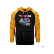 Muse Türkiye 2016 Gri Renk Reglan Kol Sweatshirt / Hoodie