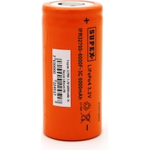 Supex 32700 3.7 Volt 6000ma 3c Düz Kafa Pil
